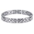 Magnetarmband silberfarben