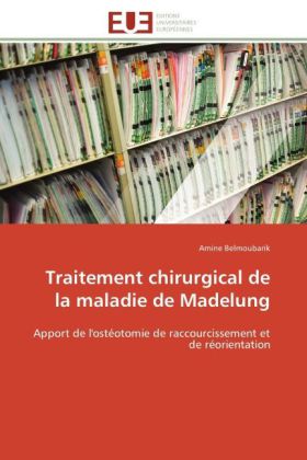 Traitement chirurgical de la maladie de Madelung