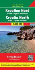 Freytag & Berndt Autokarte Kroatien Nord. Hrvatska sjever. Kroatie Noord