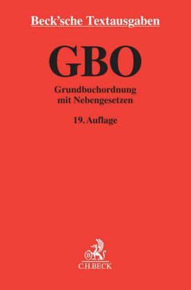 Grundbuchordnung (GBO)