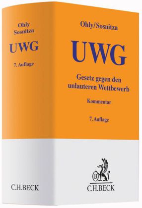 Gesetz gegen den unlauteren Wettbewerb (UWG), Kommentar