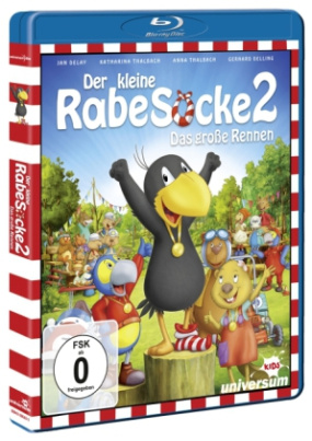 Der kleine Rabe Socke 2 - Das große Rennen, 1 Blu-ray