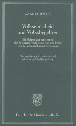 Volksentscheid und Volksbegehren