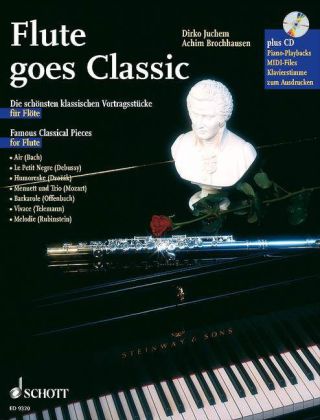 Flute goes Classic, Flöte und Klavier ad lib., m. Audio-CD