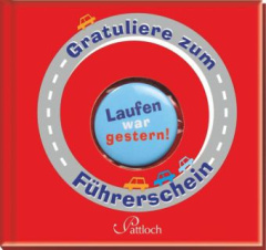 Gratuliere zum Führerschein, m. Ansteckbutton