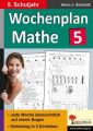 Wochenplan Mathe, 5. Schuljahr