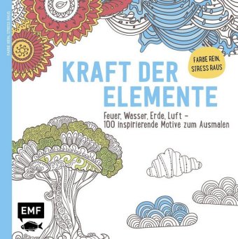 Kraft der Elemente, Ausmalbuch für Erwachsene