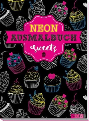 Sweets Neon-Ausmalbuch