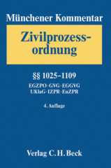 Paragraphen 1025-1109, EGZPO, GVG, EGGVG, UKlaG, IZPR, EuZPR