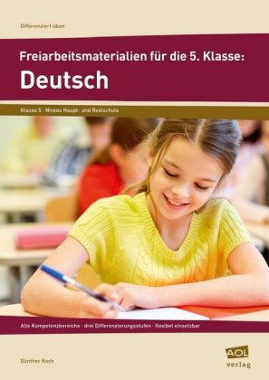 Freiarbeitsmaterialien für die 5. Klasse: Deutsch