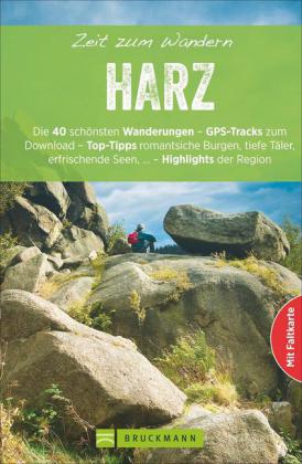 Zeit zum Wandern Harz mit Faltkarte