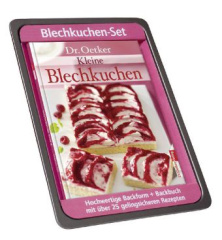 Dr. Oetker Kleine Blechkuchen, m. Backform