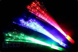 Glasfaser Leuchtstäbe Regenbogen