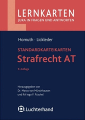 Standardkarteikarten Strafrecht AT