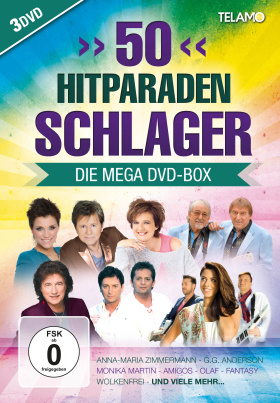 50 Hitparaden Schlager - Die Mega DVD