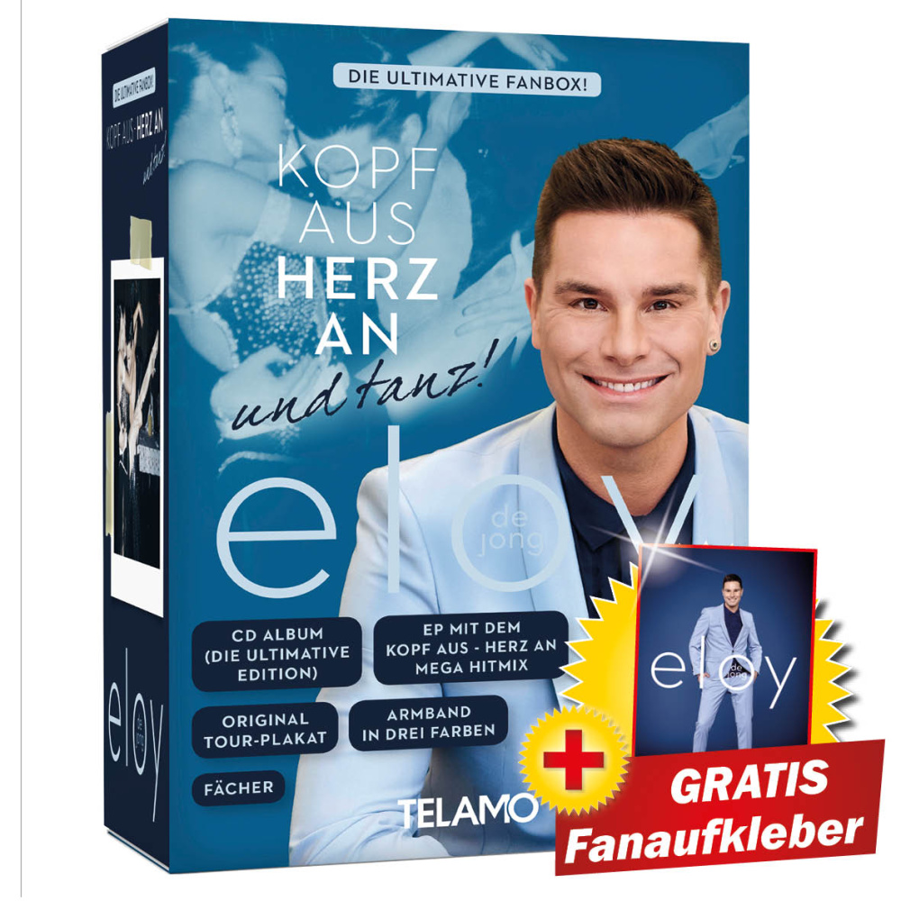 Kopf aus - Herz an … und tanz! Fanbox + GRATIS Mega-Fanaufkleber