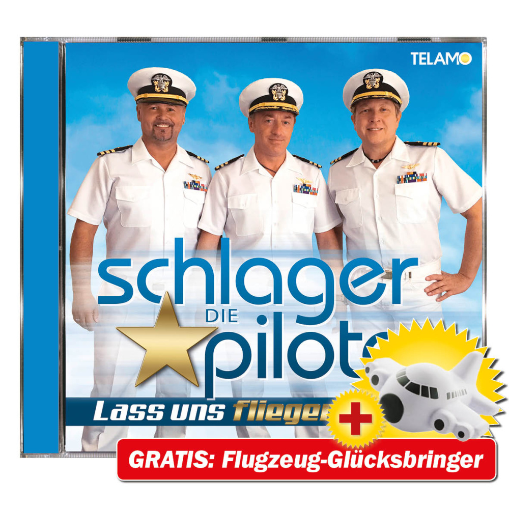 Lass uns fliegen + GRATIS Flugzeug-Glücksbringer