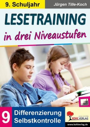 Lesetraining in drei Niveaustufen / Klasse 9