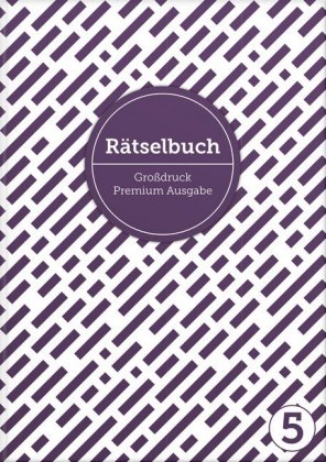 Rätselbuch, Großdruck, Premium-Ausgabe