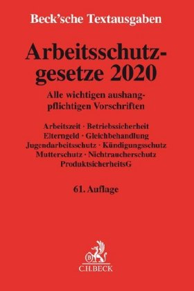 Arbeitsschutzgesetze 2020