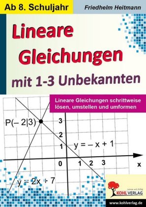 Lineare Gleichungen mit 1-3 Unbekannten