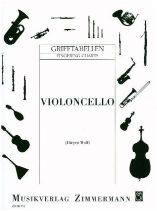 Grifftabelle für Violoncello