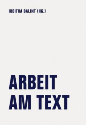 Arbeit am Text