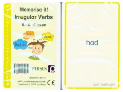 Memorise it! Irregular Verbs (Kartenspiel)