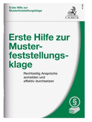 Erste Hilfe zur Musterfeststellungsklage