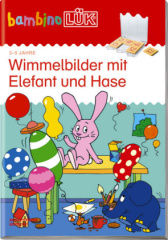 Wimmelbilder mit Elefant und Hase