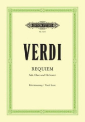 Requiem für 4 Solostimmen, Chor und Orchester, Klavierauszug