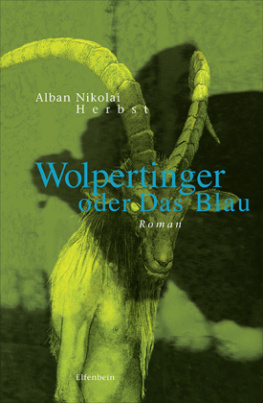 Wolpertinger oder Das Blau