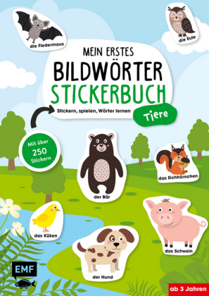 Mein erstes Bildwörter-Stickerbuch - Tiere