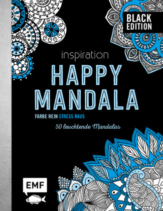 Black Edition: Inspiration Happy Mandala