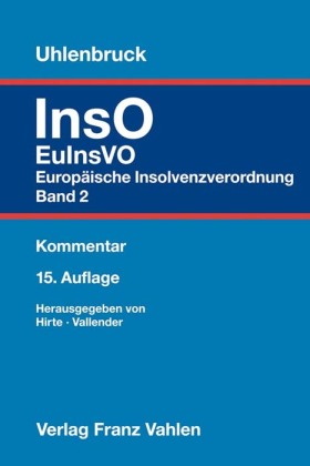 Insolvenzordnung Band 2: EuInsVO