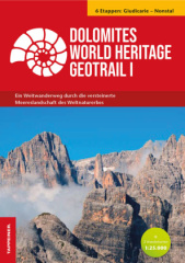 Dolomites World Heritage Geotrail I - Giudicarie - Nonsberg (Trentino), m. 2 Karte