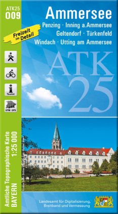 ATK25-O09 Ammersee (Amtliche Topographische Karte 1:25000)