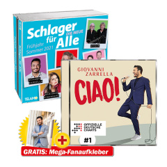 CIAO! + Schlager für alle + GRATIS Mega-Fanaufkleber