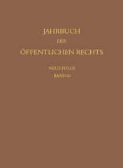 Jahrbuch des öffentlichen Rechts der Gegenwart. Neue Folge