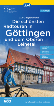 ADFC-Regionalkarte Die schönsten Radtouren in Göttingen und dem Oberen Leinetal