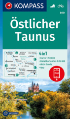 KOMPASS Wanderkarte Östlicher Taunus