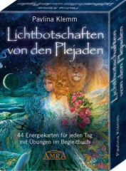 Lichtbotschaften von den Plejaden - das Kartenset: 44 Energiekarten für jeden Tag mit Übungen im Begleitbuch, m. 1 Buch, 44 Teile