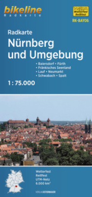 Radkarte Nürnberg und Umgebung (RK-BAY06)