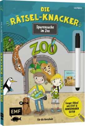 Die Rätsel-Knacker - Spurensuche im Zoo (Buch mit abwischbarem Stift)