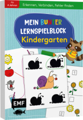 Mein bunter Lernspielblock - Kindergarten: Erkennen, Verbinden, Fehler finden