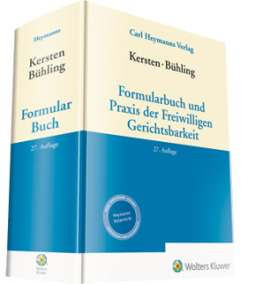 Formularbuch und Praxis der Freiwiliigen Gerichtsbarkeit