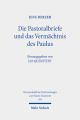 Die Pastoralbriefe und das Vermächtnis des Paulus