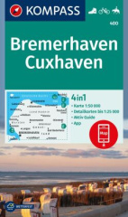 KOMPASS Wanderkarte 400 Bremerhaven-Cuxhaven