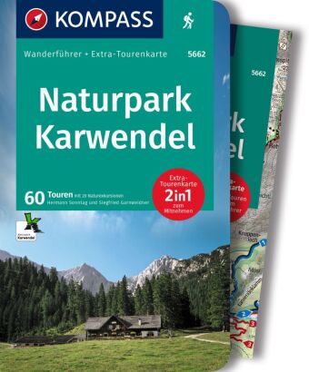 KOMPASS Wanderführer 5662 Naturpark Karwendel, 60 Touren