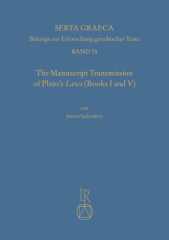 The manuscript transmission of Platos laws (books I and V)